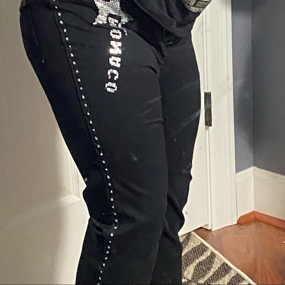 Black ⭐️Monaco⭐️ studded Huatian jeans size 26